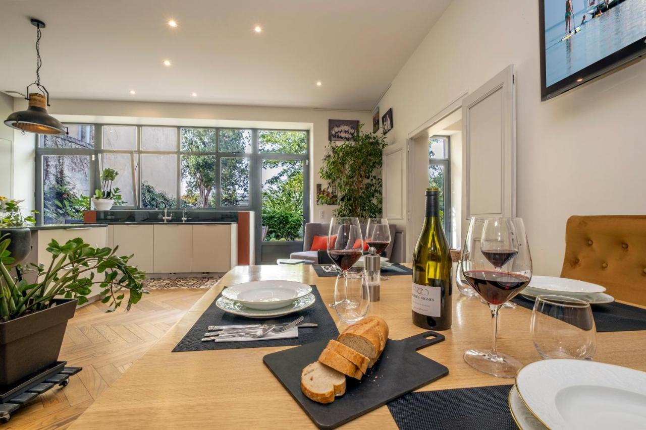 Escale Rochelaise, Gite Urbain Avec Spa Bain Nordique Et Sauna Tonneau La Rochelle  Exteriör bild